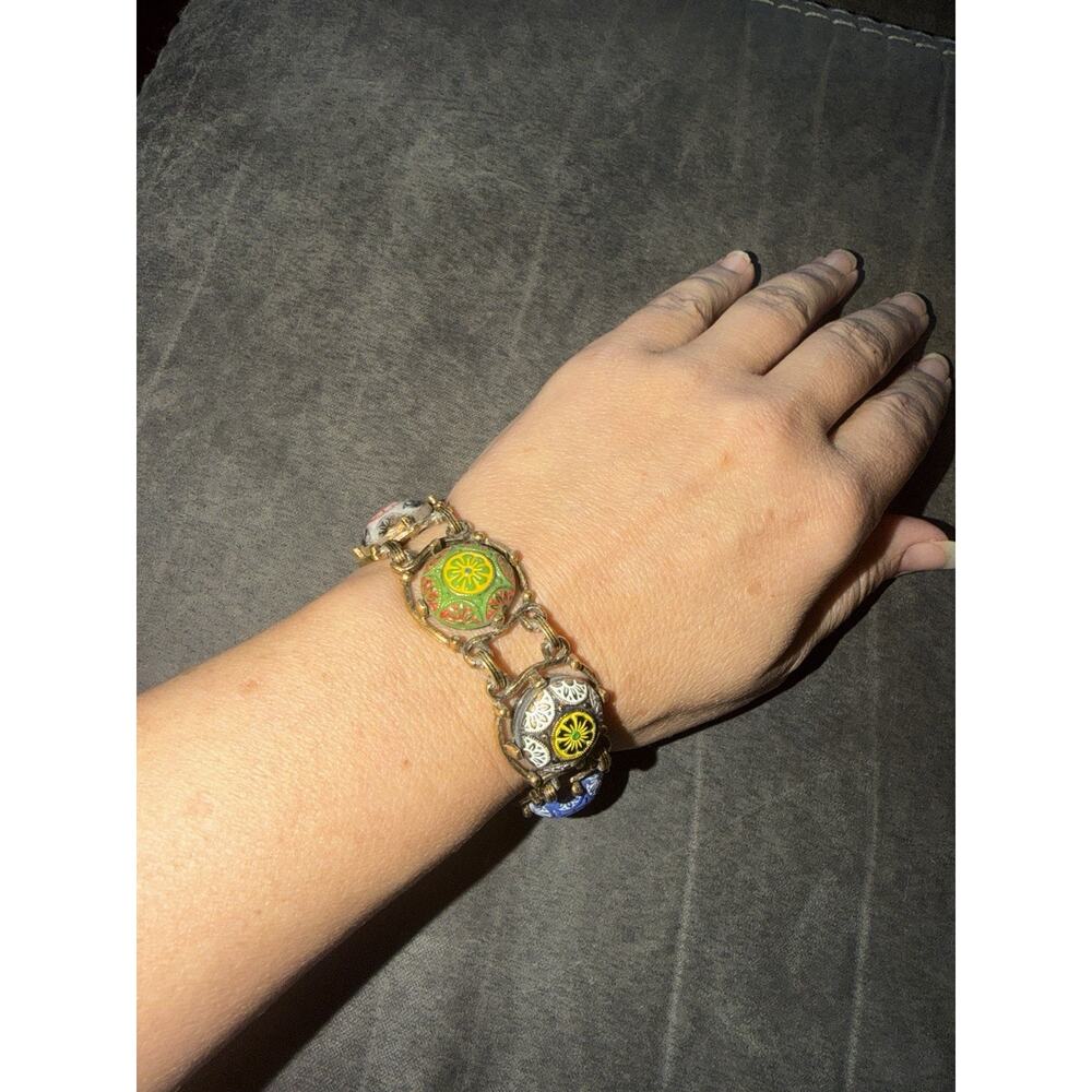 Vintage Gold Tone Juliana D&E Celebrity Moroccan Matrix Bracelet